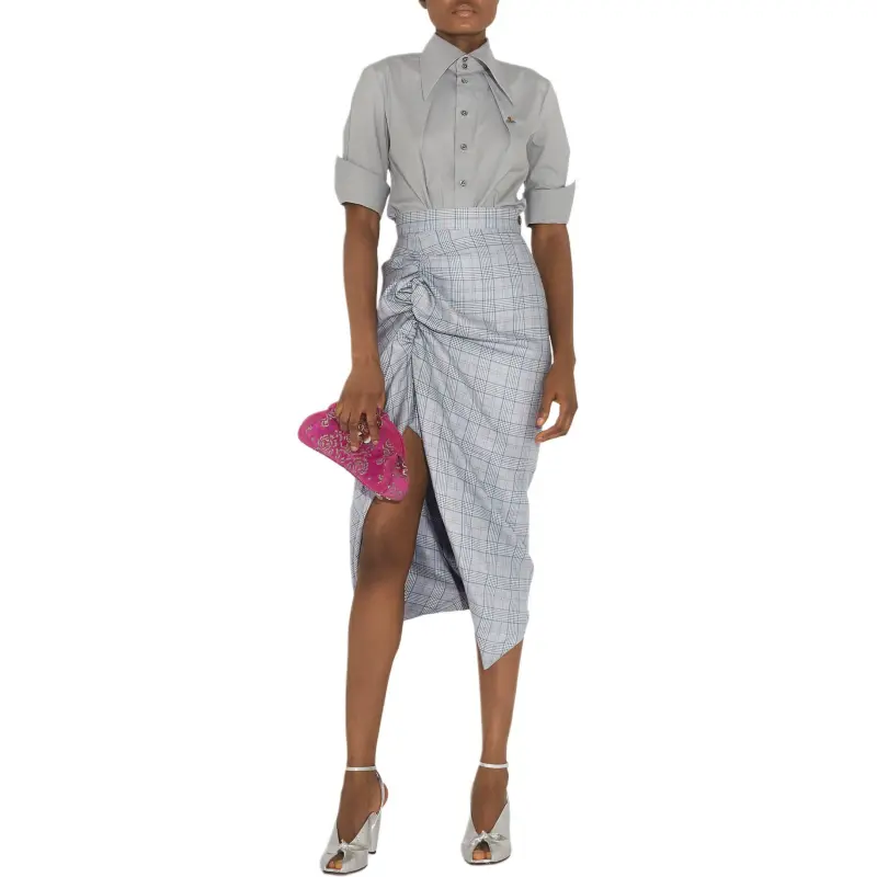 Vivienne Westwood Side Panther Midi Skirt-2