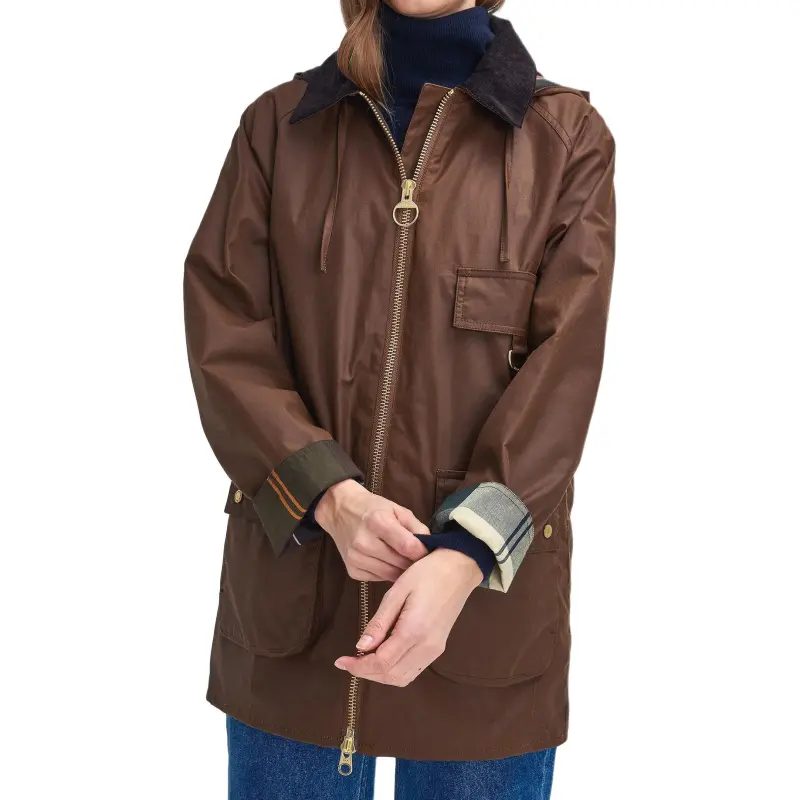 BARBOUR Highclere Wax Coat-3