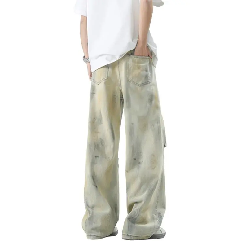 ADOONGA Jeans Unisex Yellow Mud-1