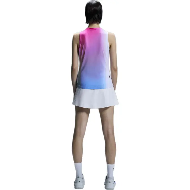 On CourtTank Tennis Tops Women's White Pink-3