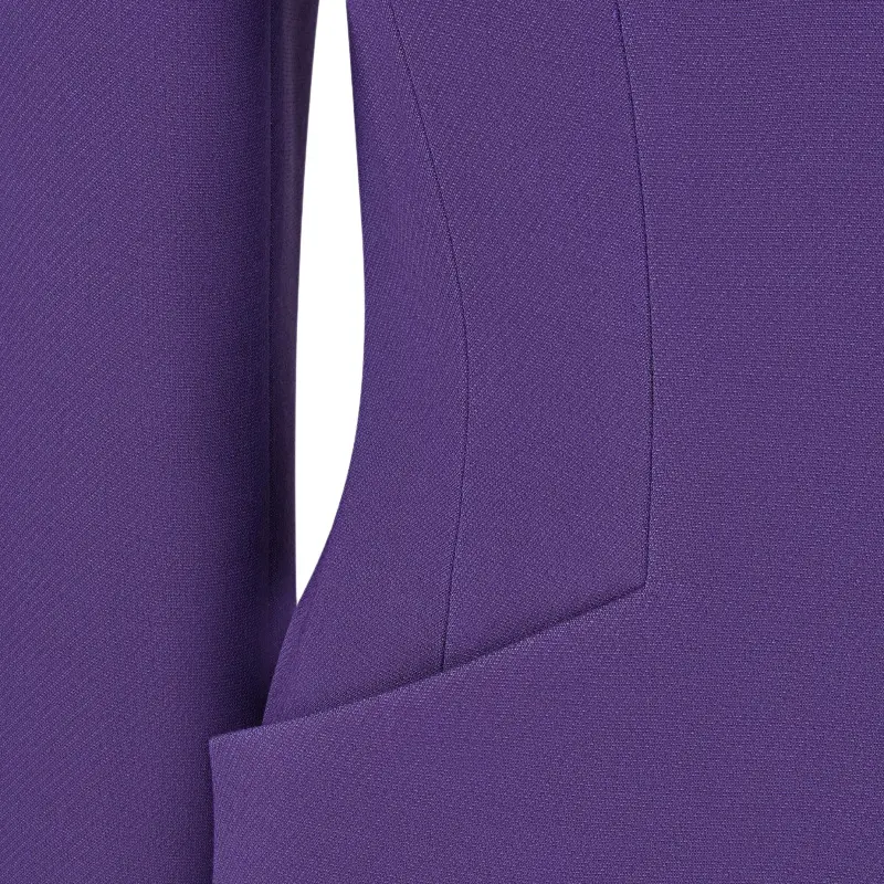 DIOR FW24 Business Suits Coats Women's Purple-5
