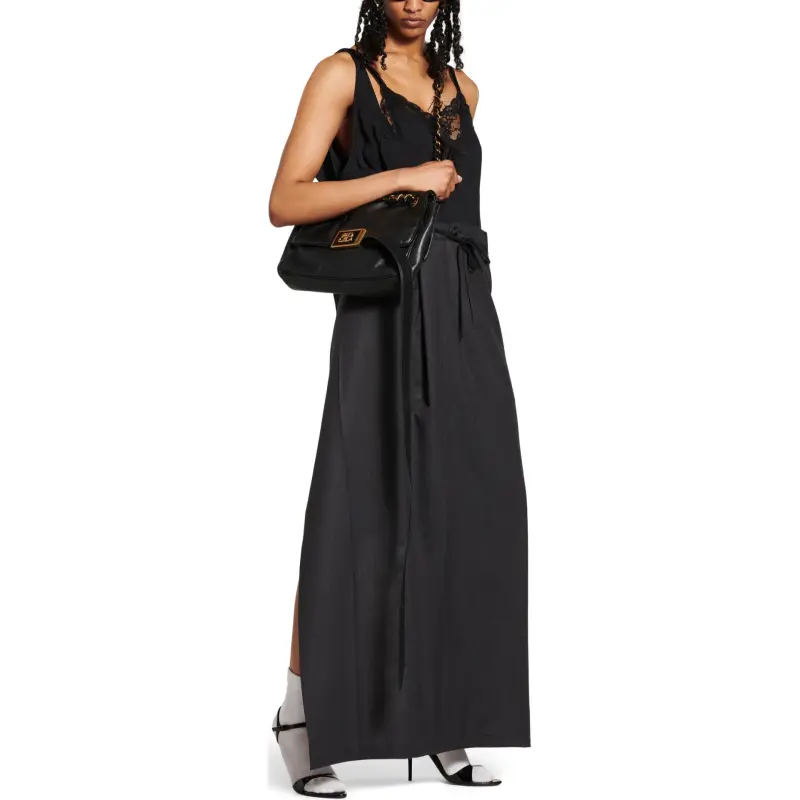 Balenciaga Patched Slip Dress-2