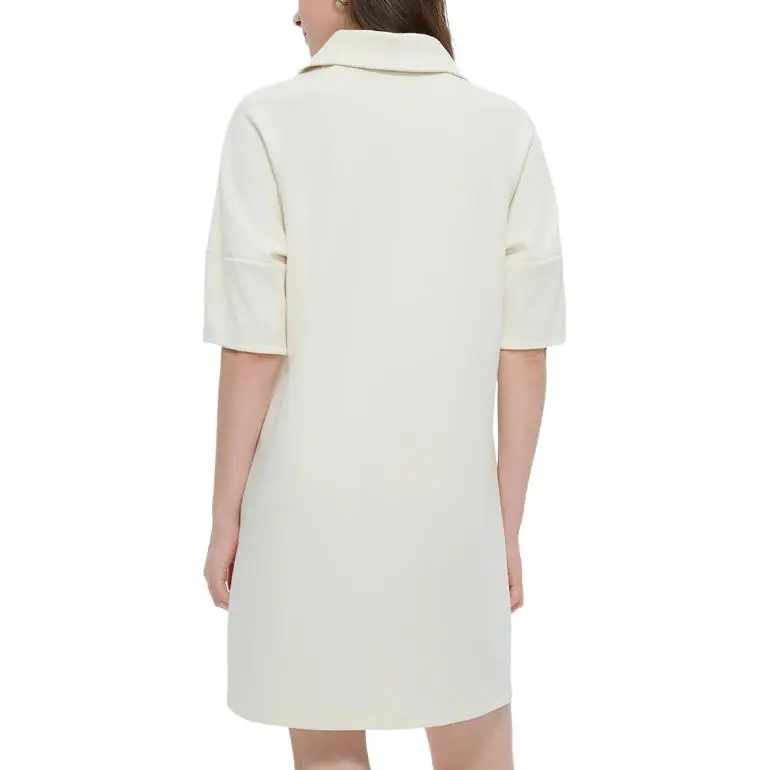 FILA FUSION LIFEFOB Collection Short Sleeved Dress Women's Ivory-4