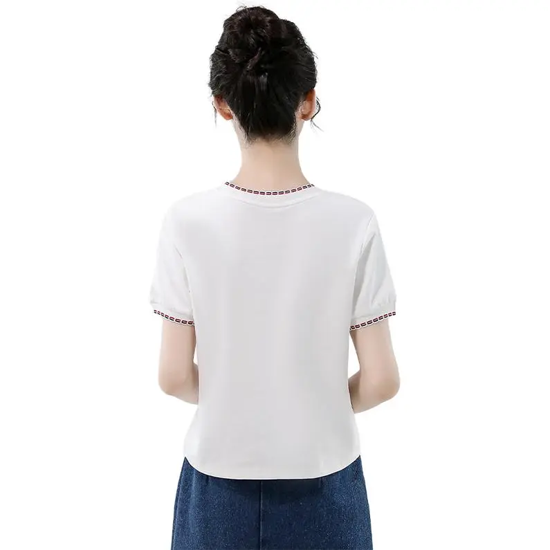 Flowers In Water Regular T Shirt Women's-4