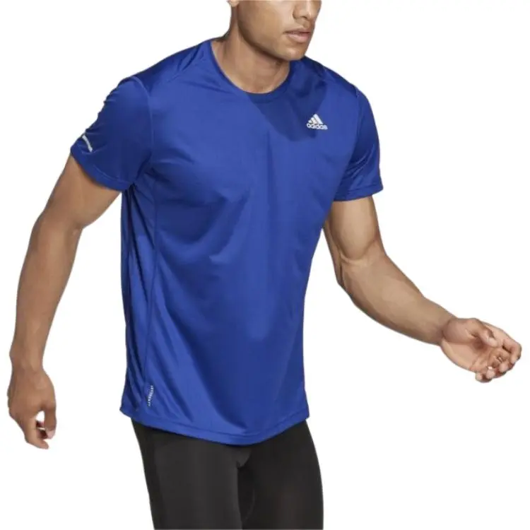 Adidas AEROREADY Camiseta Run It T Shirt Men's Victory Blue-2