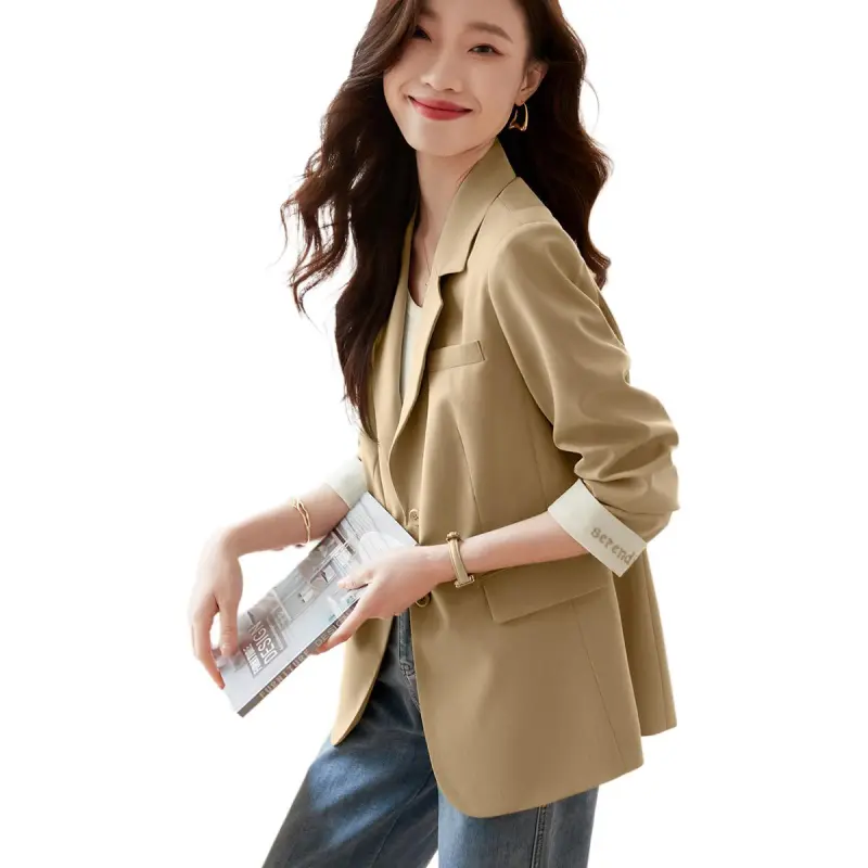 Mo Han Yi Mei Business Suit Women's Khaki-3