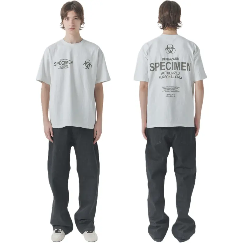 CELL AGING T Shirt Unisex White-2