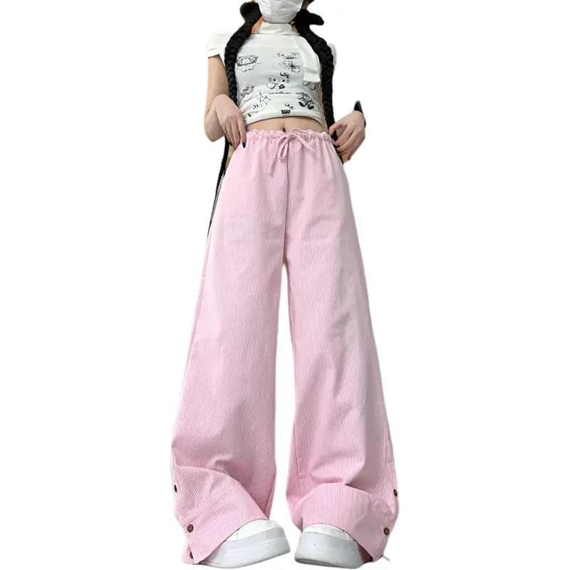 GOSO Casual Pants Women's Pink-2