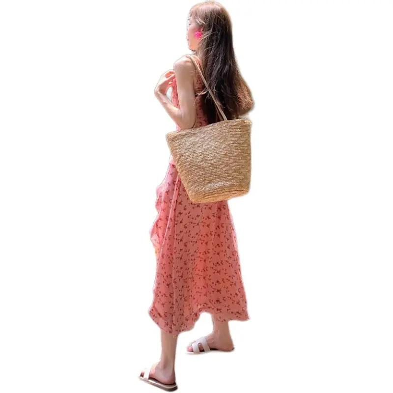 GOSO Slip Dresses Women's Pink-1