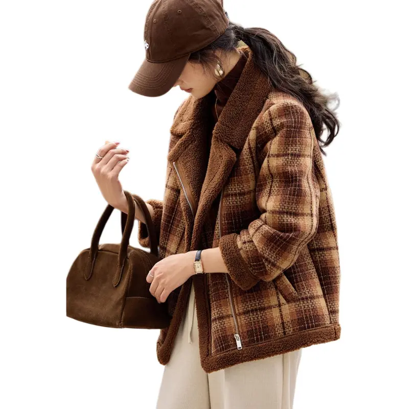 Mo Han Yi Mei Jackets Coats Women's Caramel-1