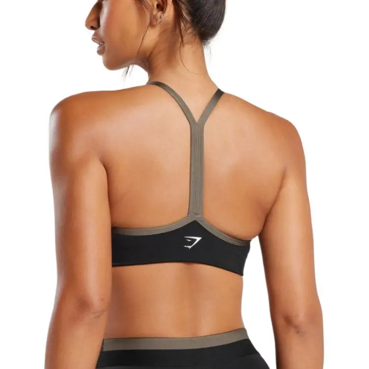 GYMSHARK Sports Underwear Women's Black/Camouflage Brown-1