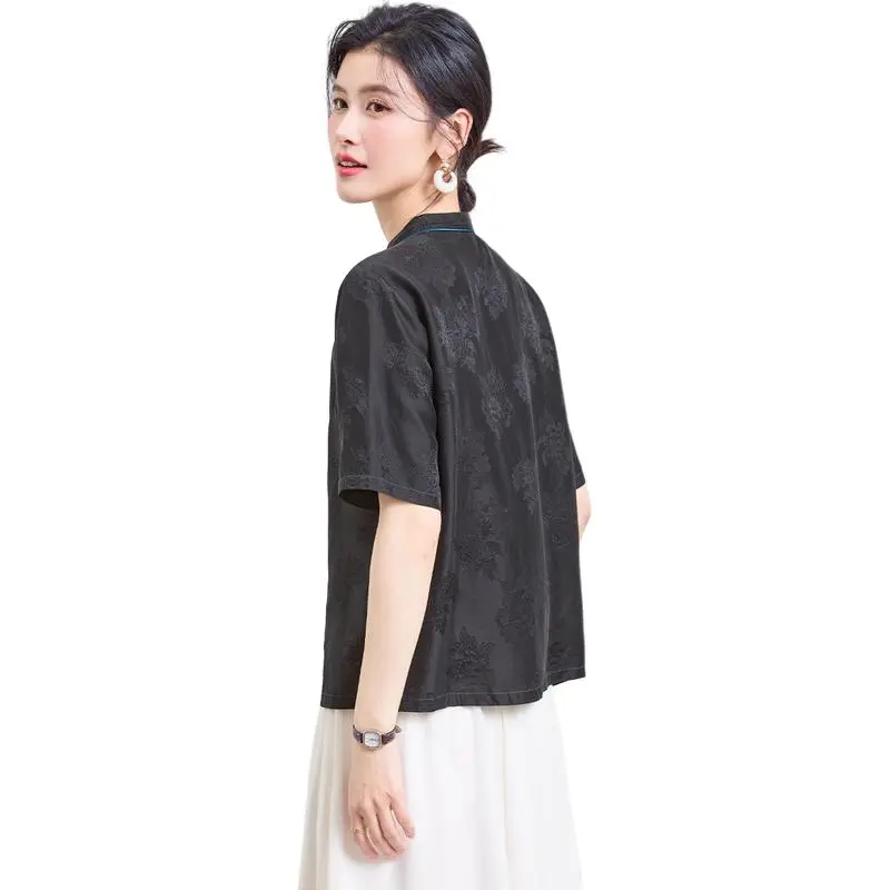 JINJU Shirts Women's Black-1