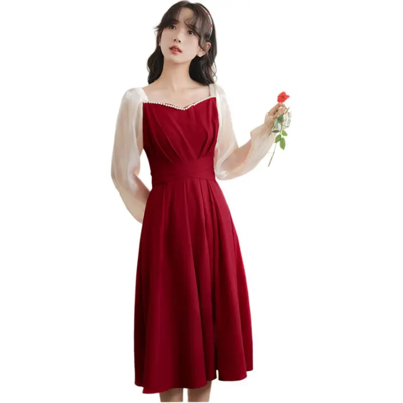 Dior Beauty Long Sleeved Dress Women's-5