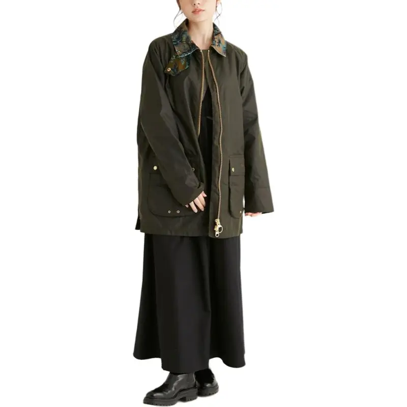 BARBOUR FW24 Jackets Coats Women's Olive Green-3