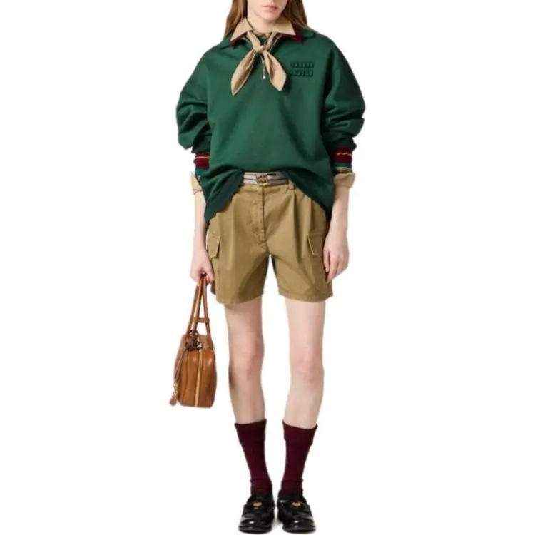 MIU MIU Cotton Shorts-1