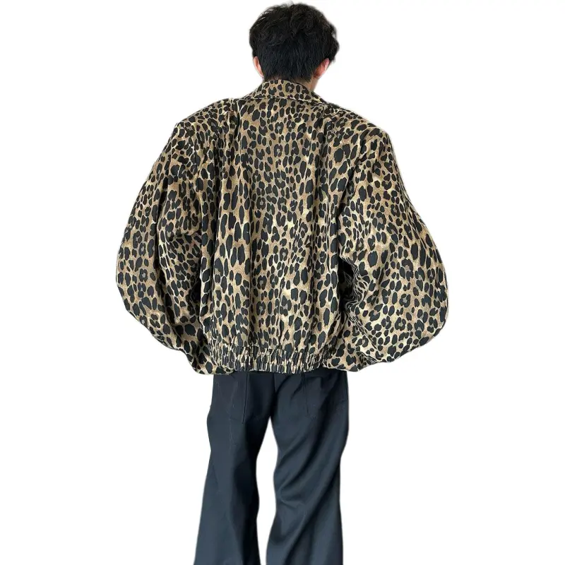 Pirkadat Jackets Unisex Leopard Print-0