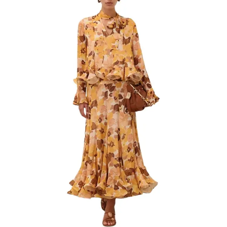 Zimmermann Balance Flutter Midi Skirt-4