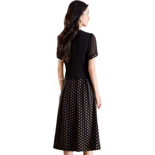 Mylan Two Piece Skirt Sets Women's Black