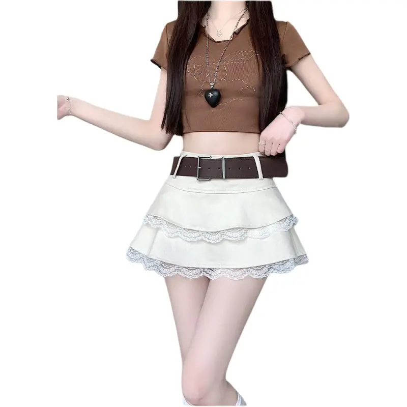 Mu Xiao Xin Casual Short Skirts Women's-2