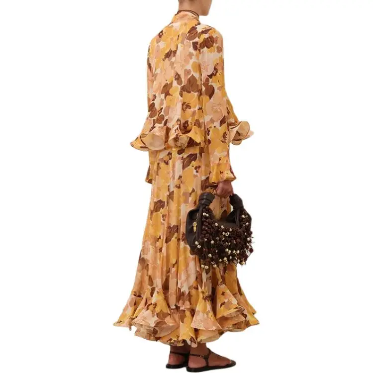 Zimmermann Balance Flutter Midi Skirt-2