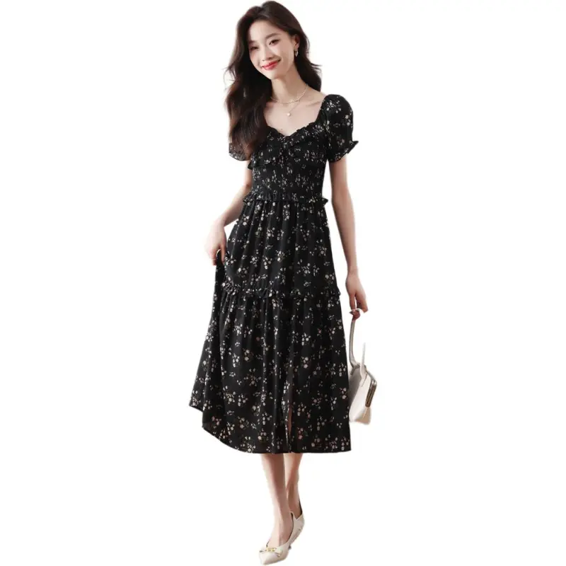 KAISER Short Sleeved Dress Women's Black-2