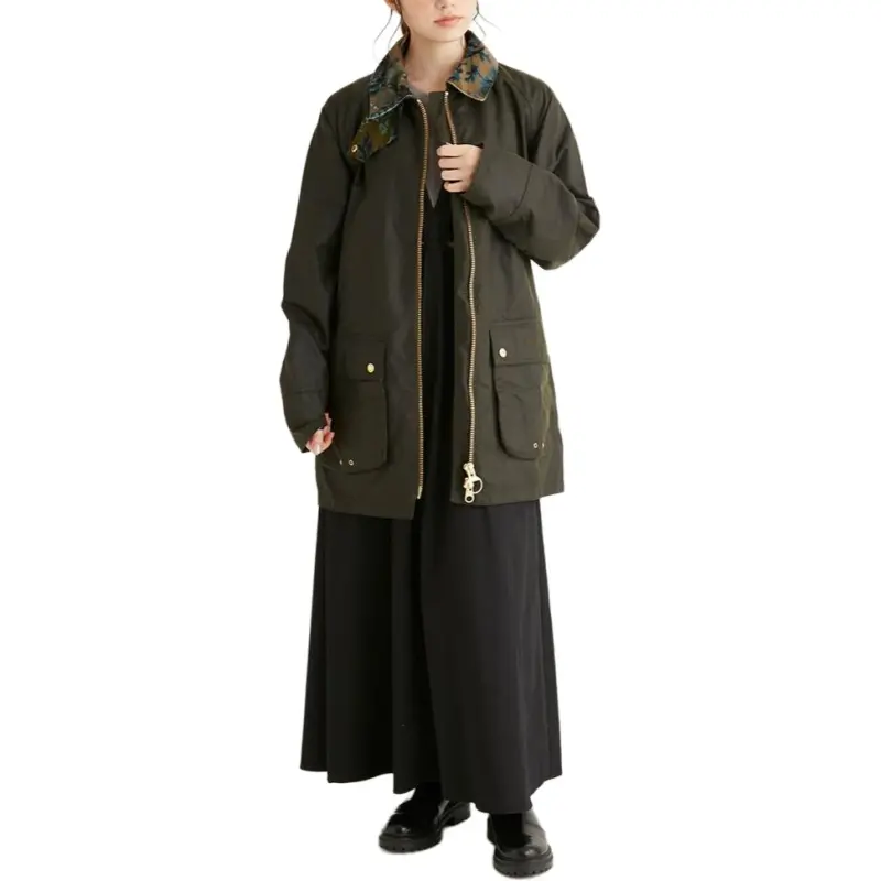 BARBOUR FW24 Jackets Coats Women's Olive Green-4