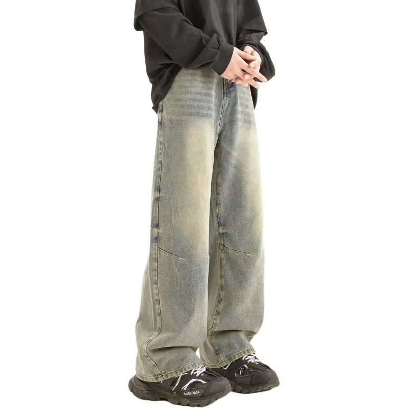 7 SEVFUN Jeans Unisex Yellow Mud-3