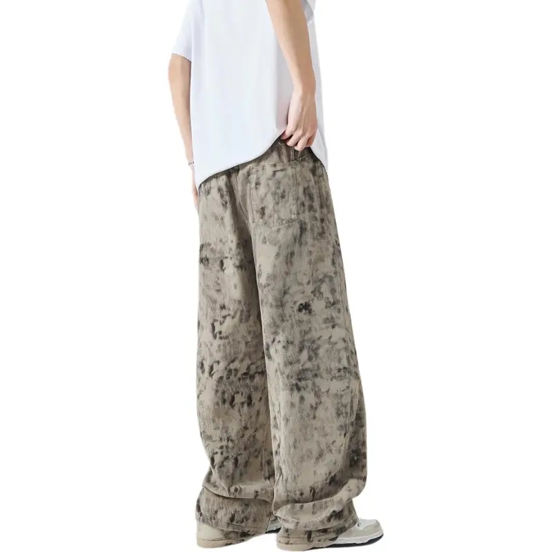 AWAO Jeans Unisex Dirty Yellow-1