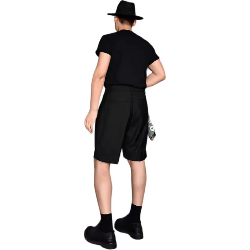 CORNILOT Casual Shorts Unisex Phantom Black-6