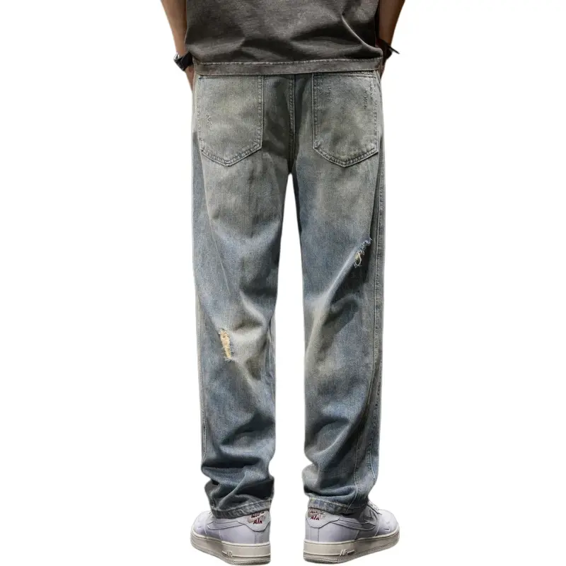 BUYDAUL Jeans Men Blue-3