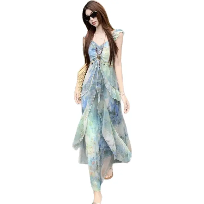 GOSO Slip Dresses Women's Multicolor-3