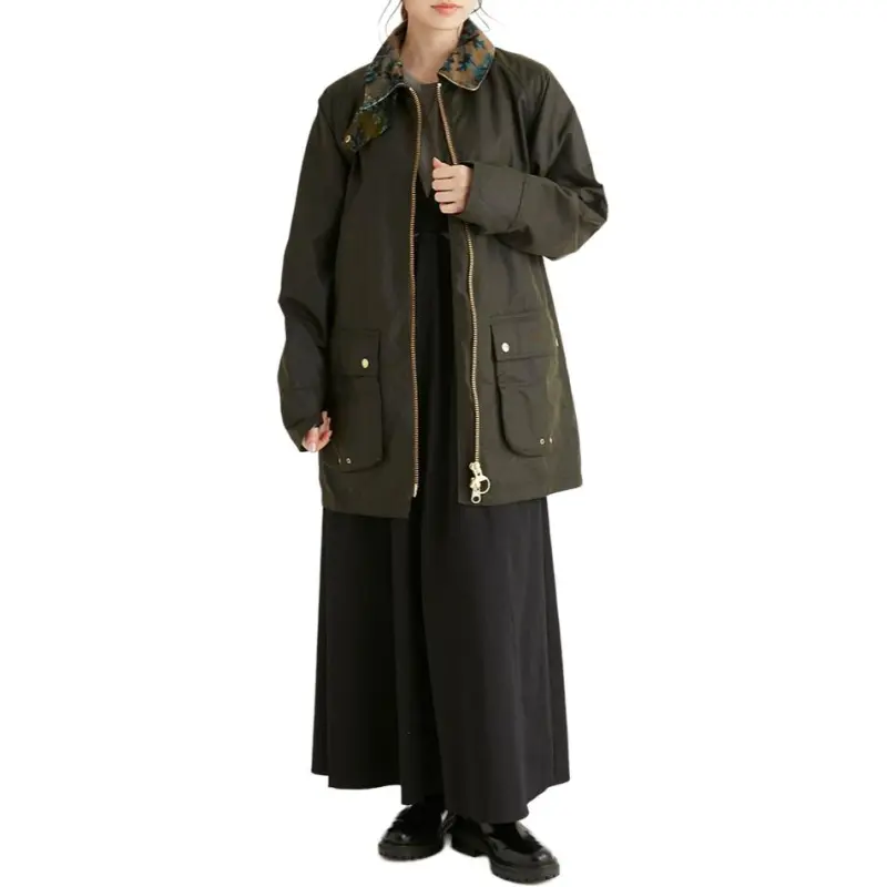 BARBOUR FW24 Jackets Coats Women's Olive Green-5