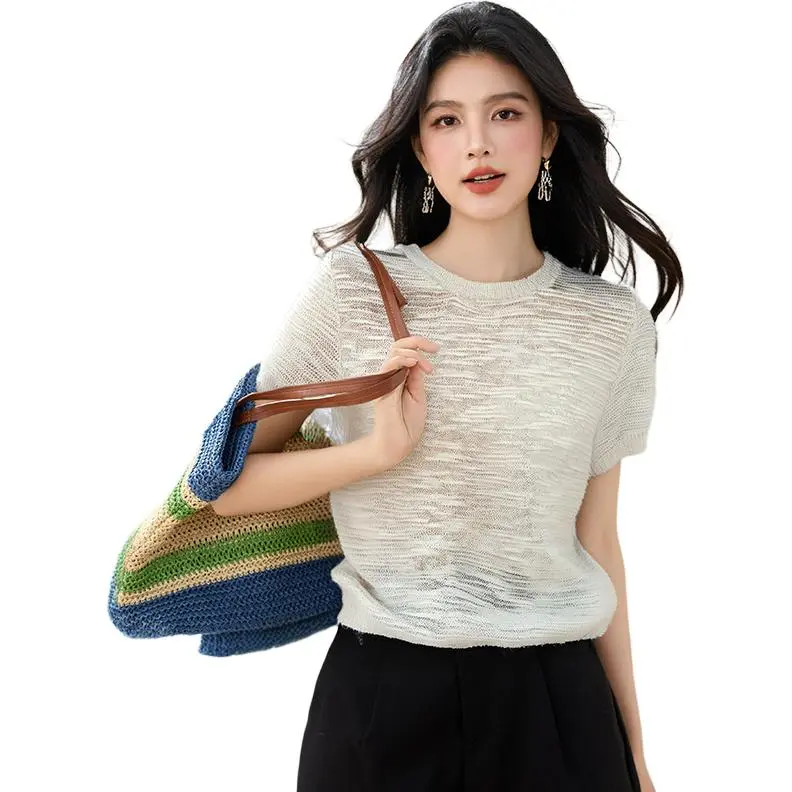 La Chapelle T Shirts Women's Apricot-2