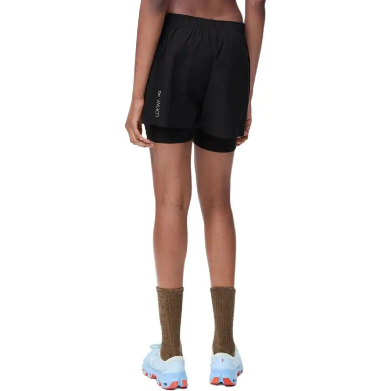 LOEWE SS25 Casual Shorts Women's Black-3