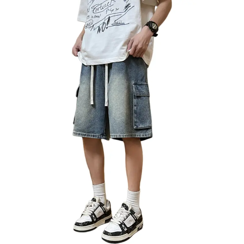 OPMO Denim Shorts Unisex-7
