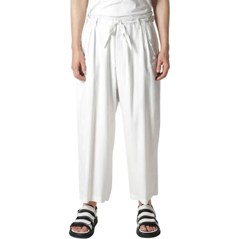 Yohji Yamamoto Pour Homme SS25 Casual Pants Men's White-6