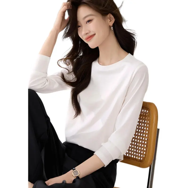 Mo Han Yi Mei Regular T Shirt Women's Raw White-2