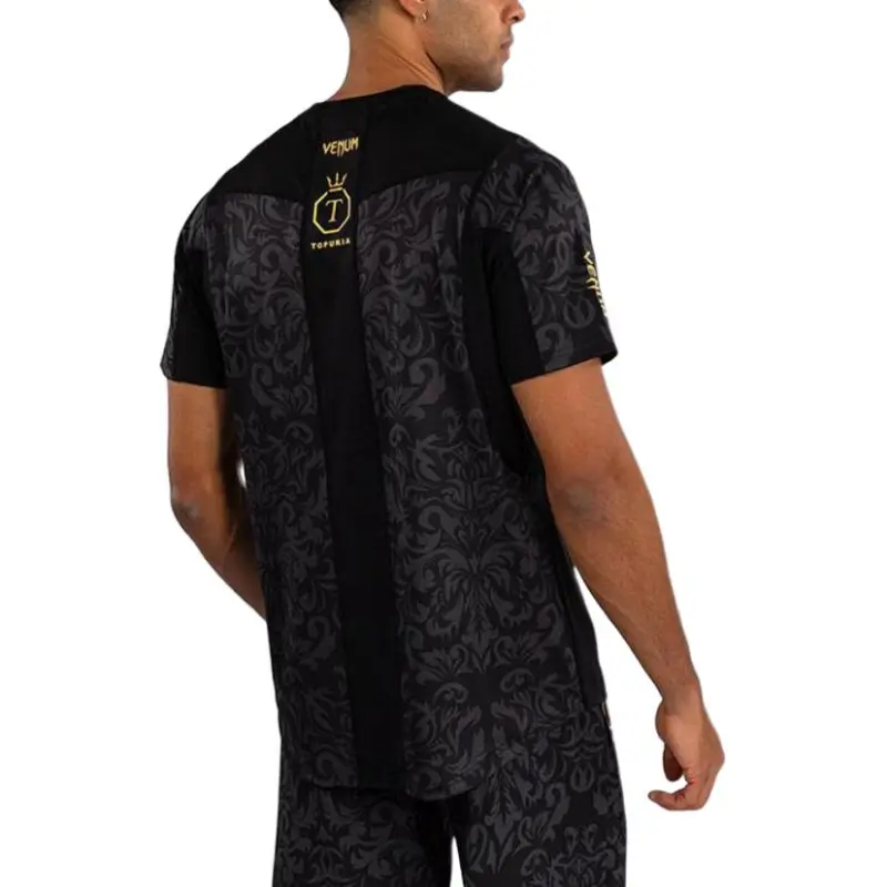 VENUM x Topuria Unmatched T-Shirt Men's Black/Gold Color-1