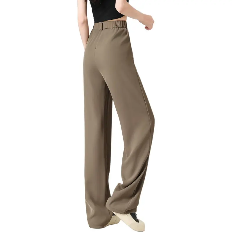 Ya Sheep People Casual Pants Women's Dark Coffee-1