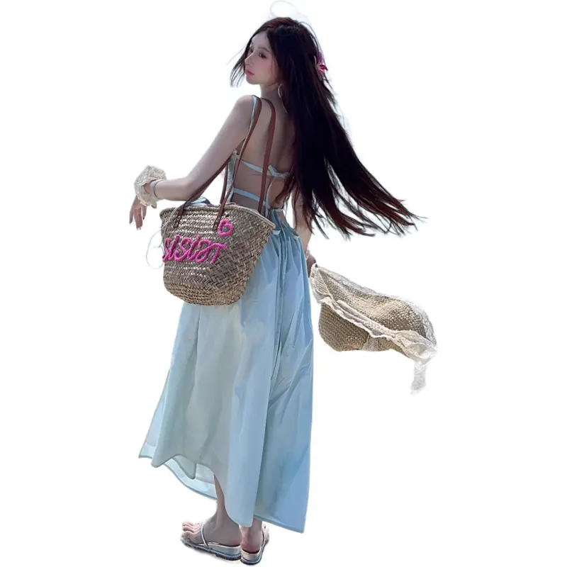 The Temptation Of The Muse Slip Dress Women's Mint Green-0
