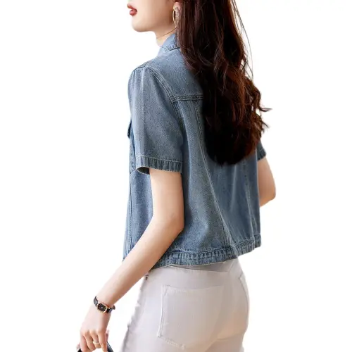 XWI Denim Jackets Women's Blue