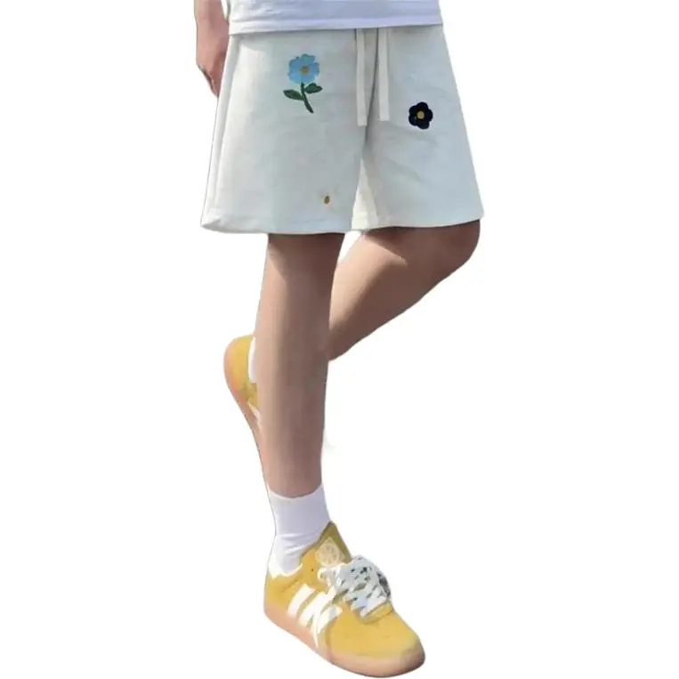 ROBINHOOD Casual Shorts Unisex White Heather Gray-2