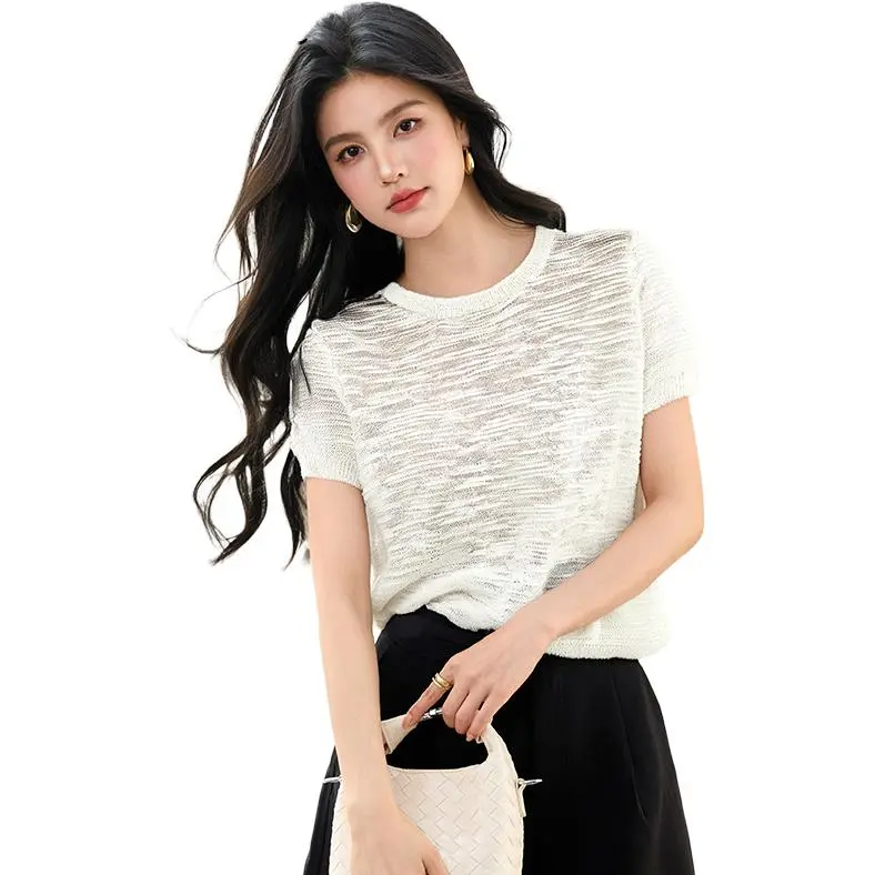 La Chapelle T Shirts Women's Apricot-1