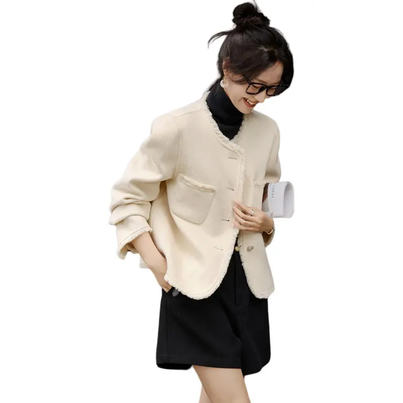 Mo Han Yi Mei Coat Women's Star Ecru-3