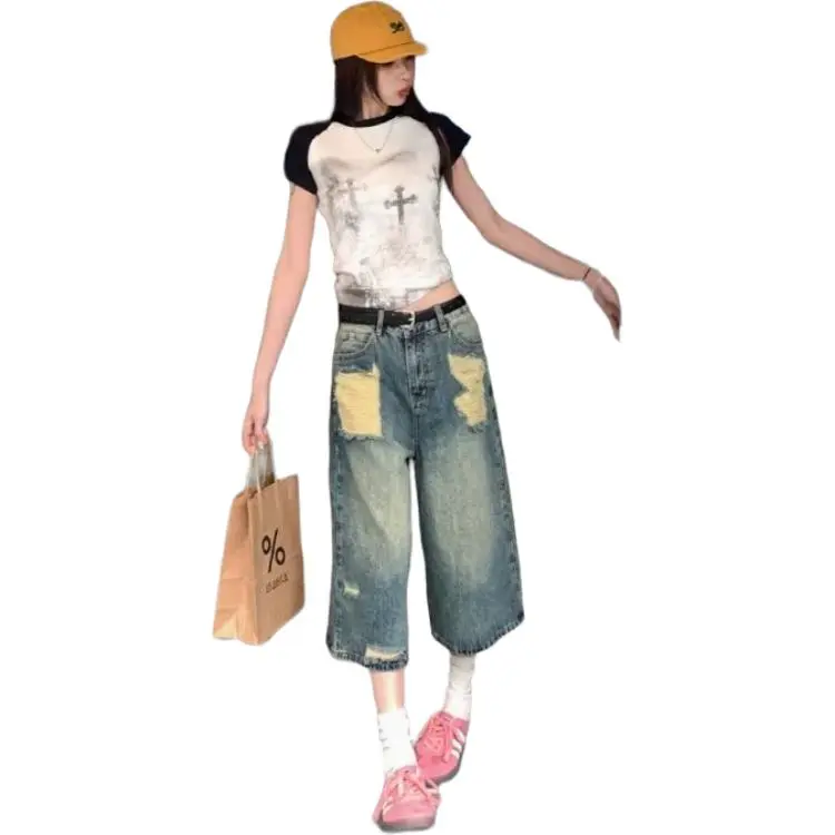 The New Age Family Denim Shorts Women's-3