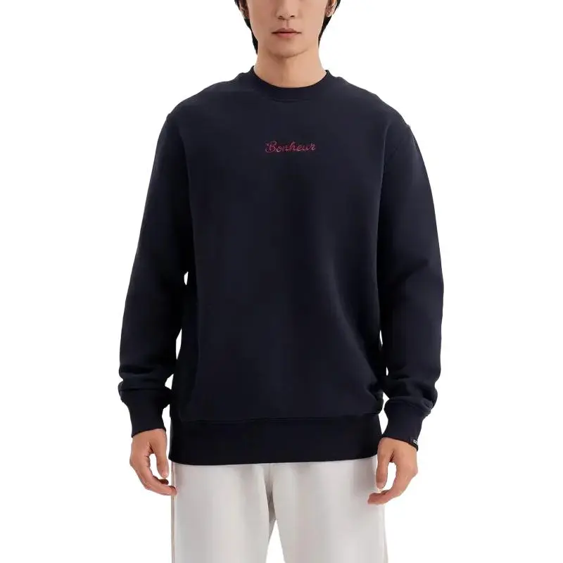 DECATHLON 500 Series FLEECE SWEATER CREW NECK Sweatshirt Men's Black-1