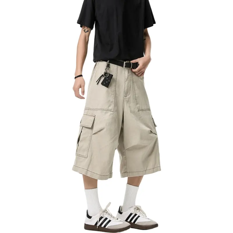 PAINT STAIN Cargo Shorts Unisex-15