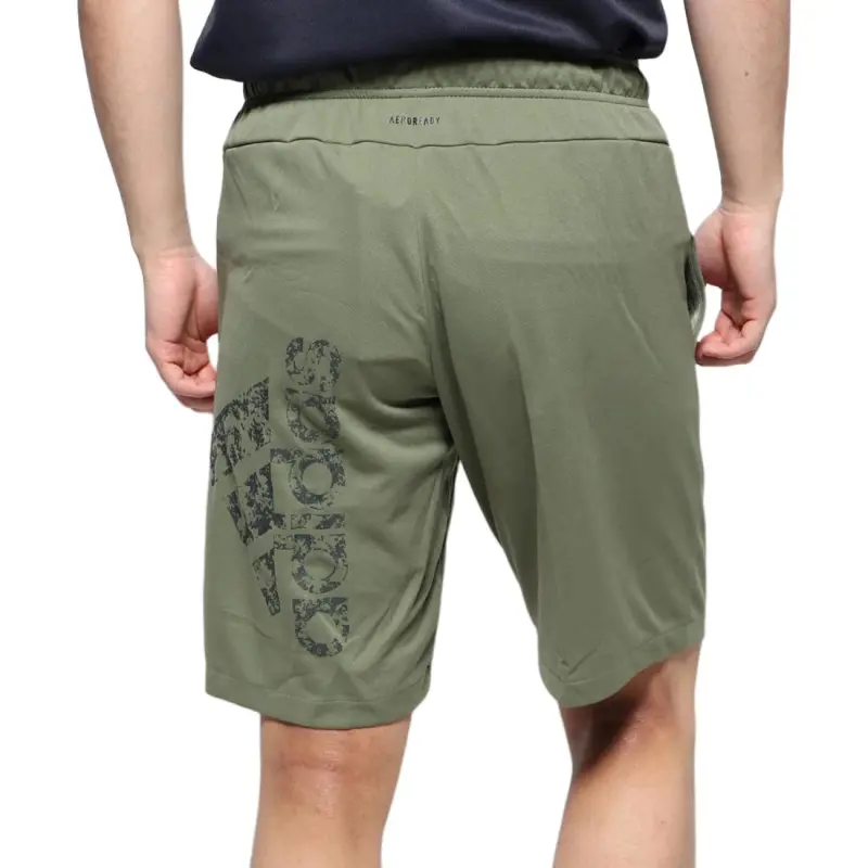 Adidas Casual Shorts Men's Khaki Traditional Green-1