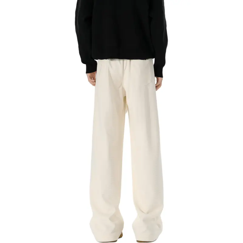 WKOOG Casual Pants Unisex Black-4