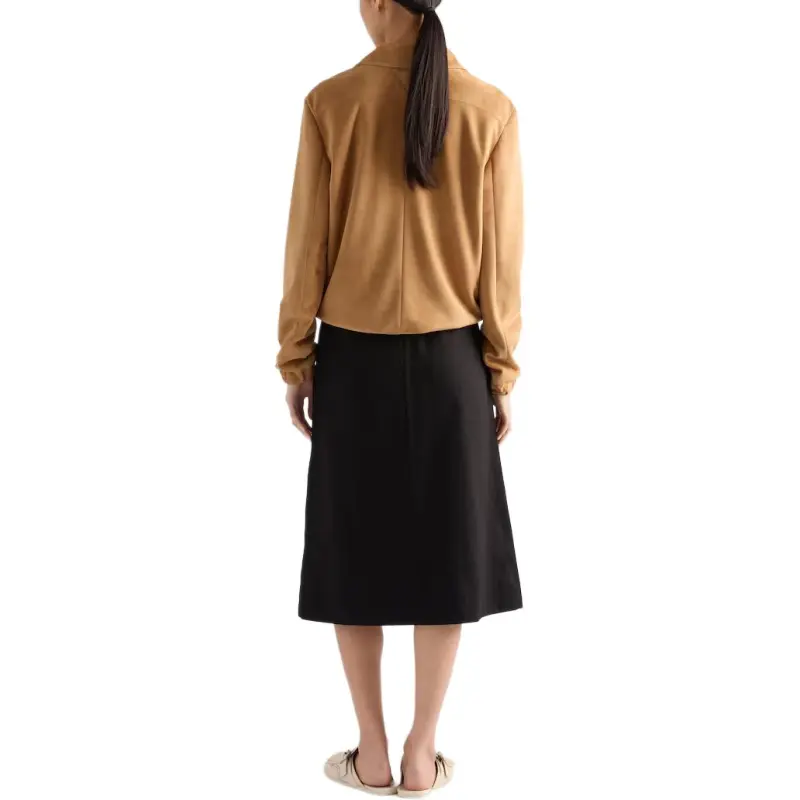 PRADA SS25 Leather Jacket Women's Yellow-2